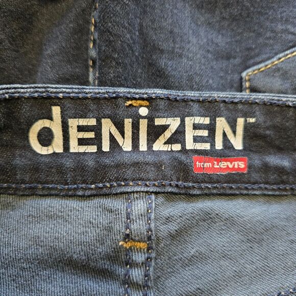 Denizen From Levi's Capri Jeans Womens Size 4 Cuffed Blue - Picture 5 of 6